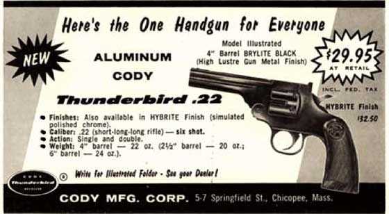 Thunderbird revolver ad