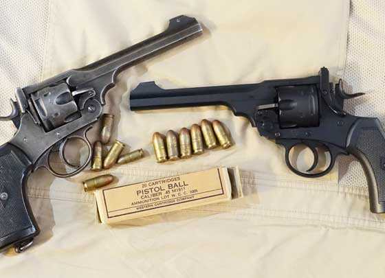 Webley Mark VI revolvers