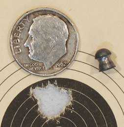 Walther LGU Premier target 25 yards