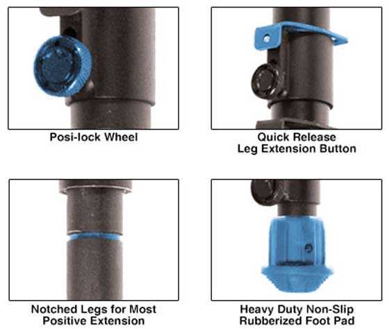 UTG Monopod V-rest and camera adapter adjustments