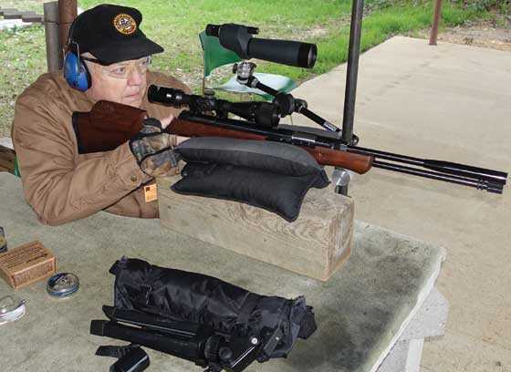 Walther LGU right BB on the range