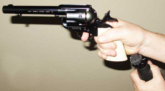 Colt Single Action Army BB revolver monopod