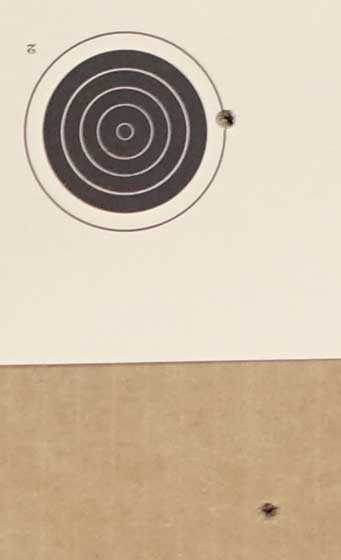 RWS Diana 45 sight-in shots
