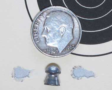 Crosman Premier holes