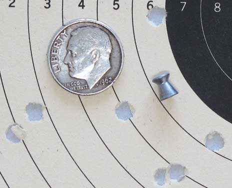 Gletcher Nagant pellet revolver Chinese target