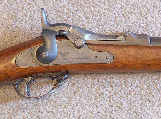 Trapdoor Springfield breech closed