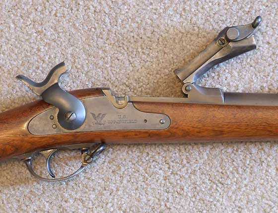 Trapdoor Springfield breech closed