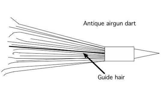 antique airgun dart