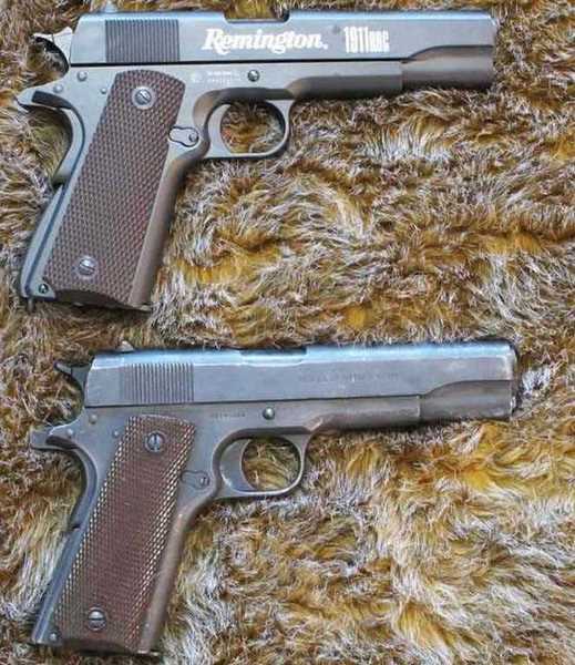 Remington 1911RAC pistol and 1911A1