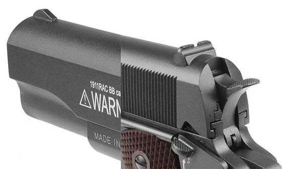 Remington 1911RAC pistol sights