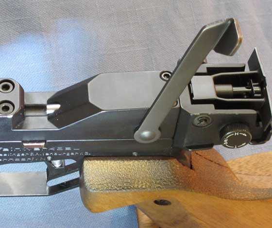 FWB model 2 pistol cocked