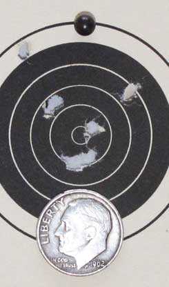 Dan Wesson BB revolver Hornady target 2