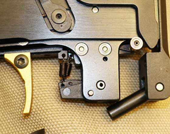 Morini 162MI pistol trigger