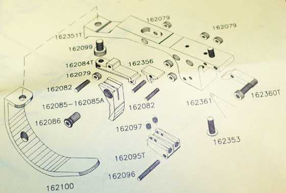 Morini 162MI pistol schematic