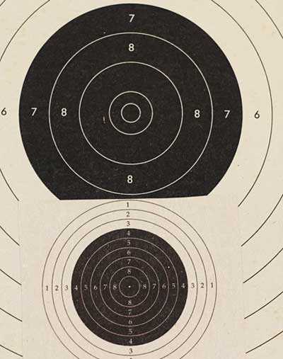 10 meter pistol target