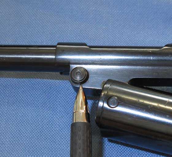 Webley Mark II Service barrel release