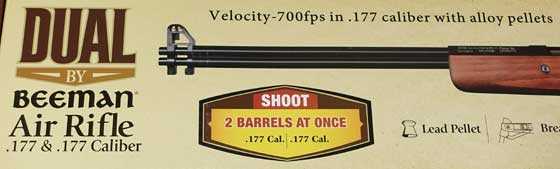 Beeman Double Barrel air rifle box name