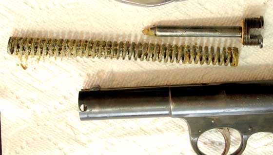 end cap and mainspring out