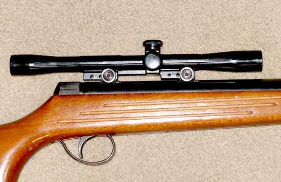 BSA Meteor scope on rifle
