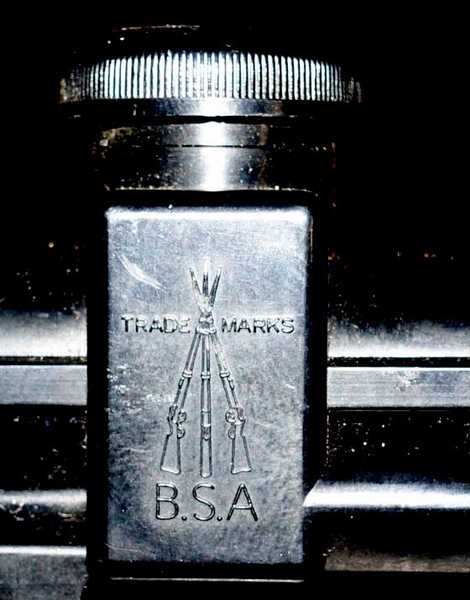 BSA Meteor trademark on scope