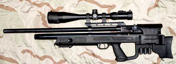 Hatsan Gladius scope on rifle