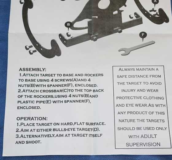 Rockin' Rat instructions