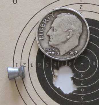 Sharp Ace Target R10 Match Pistol group