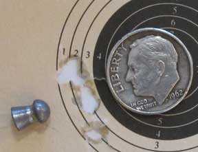 Sheridan Supergrade Crosman Premier target
