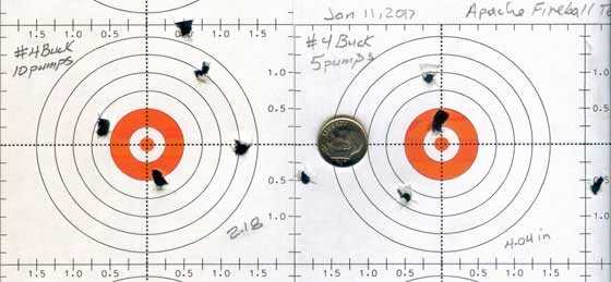 Apache Texan buckshot targets