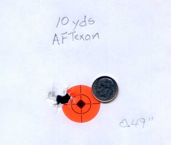 Apache Texan pellet target