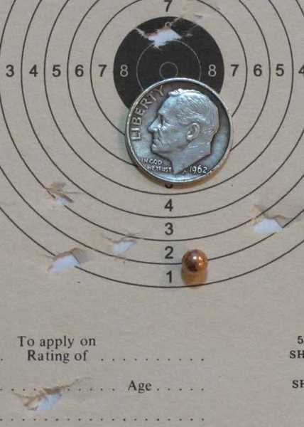 Colt Peacemaker Smart Shot BB target