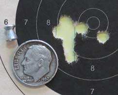 Unarex Embark SAR pellet pistol target
