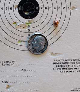 Sig P320 pistol Smart Shot BB target