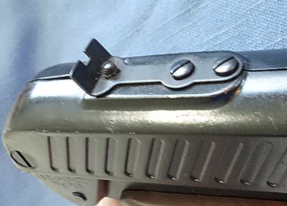 Crosman V-300 rear sight