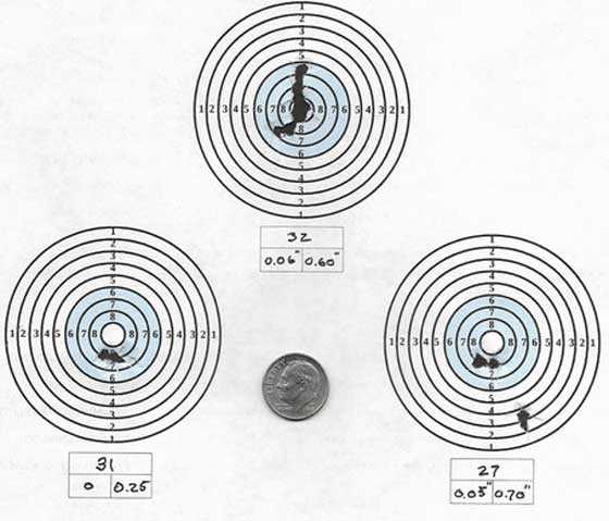 BSA GRT Lightning 20 yard groups