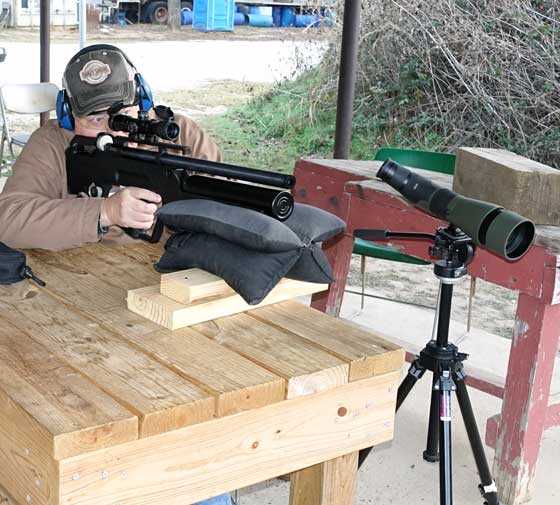 Hatsan Bullmaster Tom at range