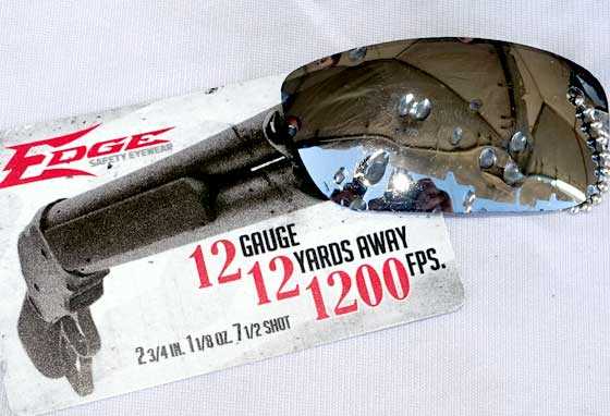 Edge safety glasses