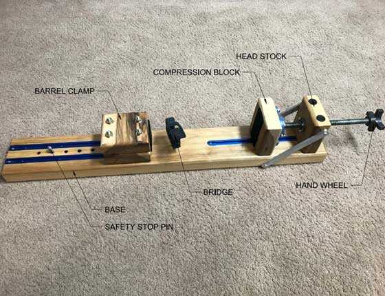 Spring compressor labeled