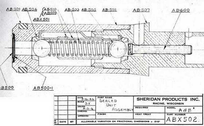 Sheridan Supergrade valve 4