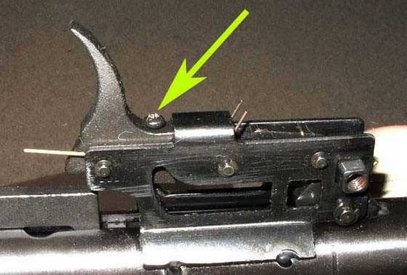 Benjamin Trail pistol trigger