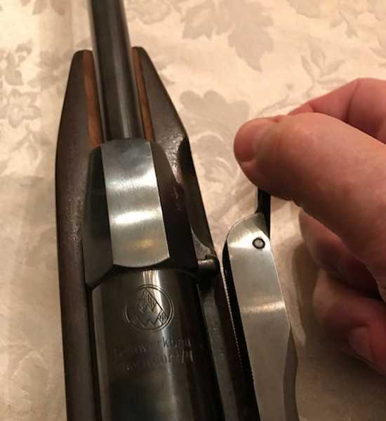 FWB 110 lever latch open