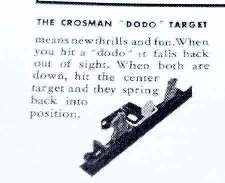 Crosman Dodo target