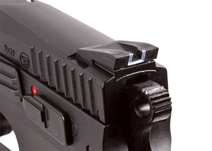 ASG CZ 75 P-07 BB pistol rear sight