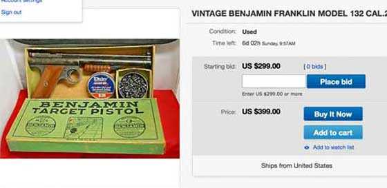 Benjamin 310 normal listing