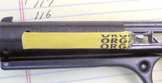 Sharpshooter yellow band on