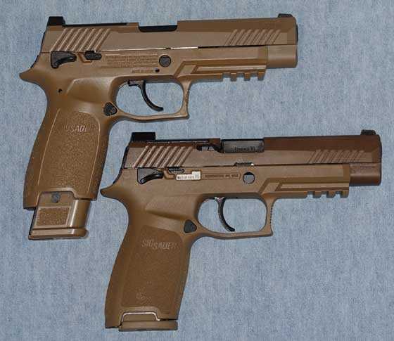 Sig M17 two pistols