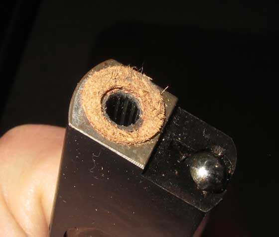 Diana 27 breech seal in gun