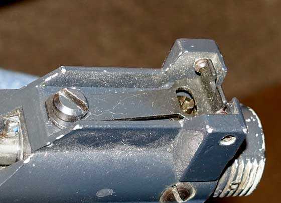 Crosman Mark I rear sight