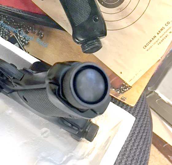 Crosman Mark I CO2 cap button