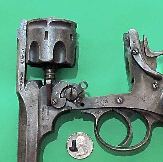 Webley disassembled